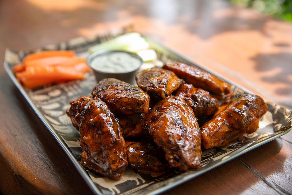 Smoked Chicken Wings at Village Kitchen