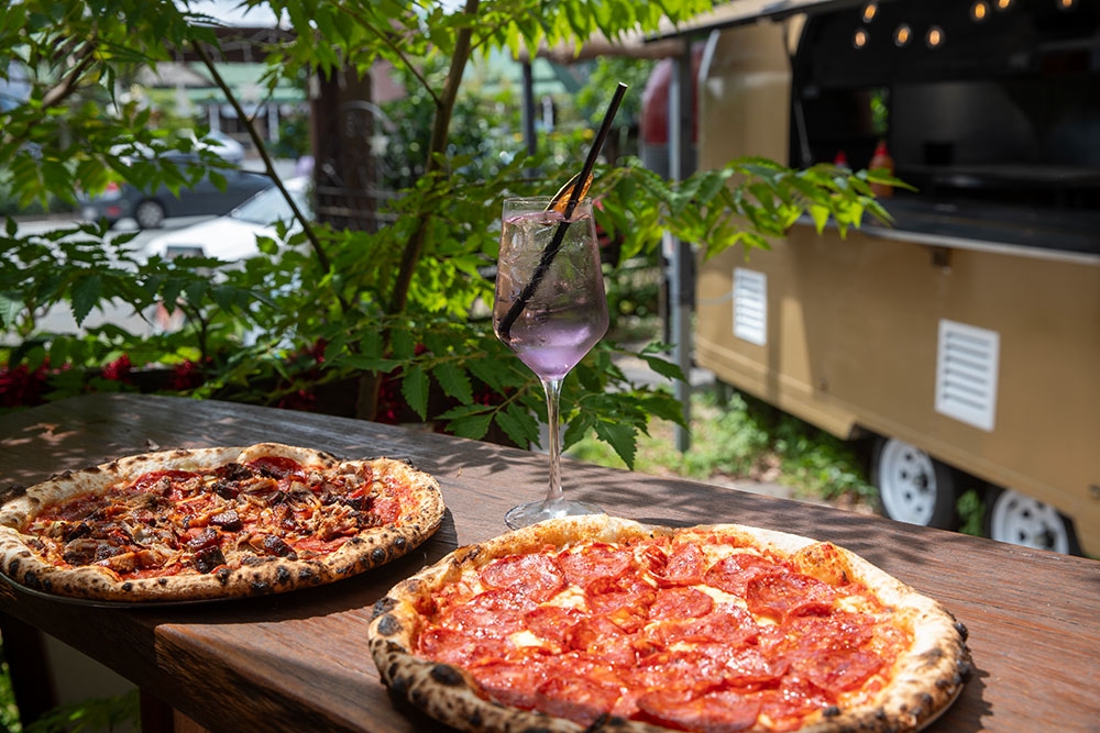 Pizza at the Village Kitchen
