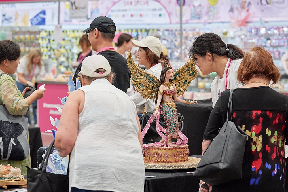 Visitors with Cakes