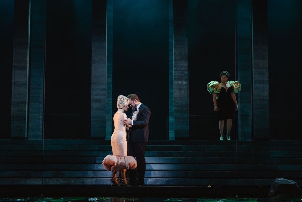 Performers on stage in Rusalka Opera Queensland