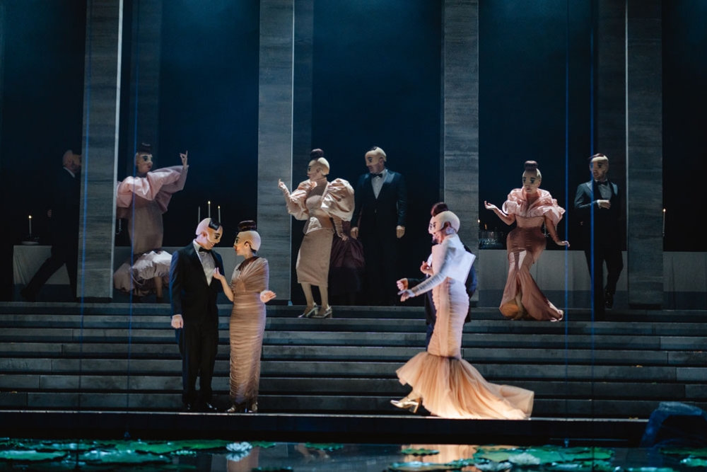 Performers on stage in Rusalka Opera Queensland