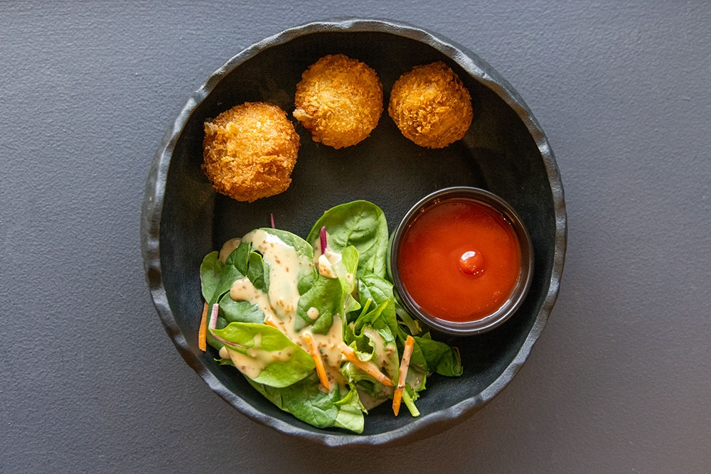 plate of Sri Lankan fish croquettes at Walkway to Ceylon