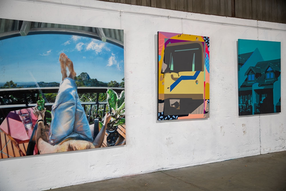 Artwork at Warehouse Cafe