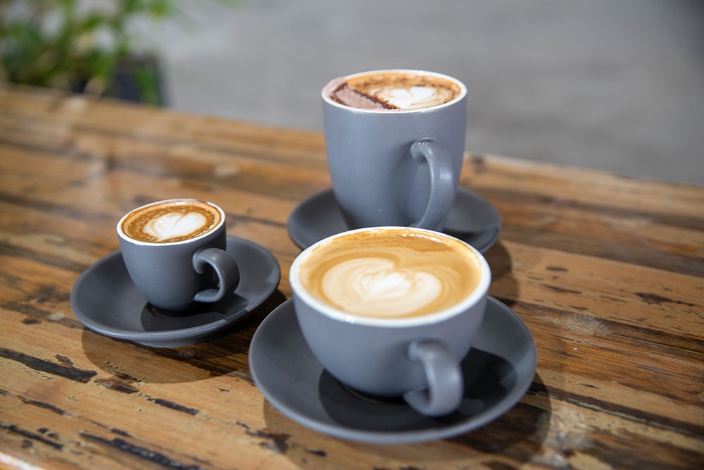 Coffees at Warehouse Cafe