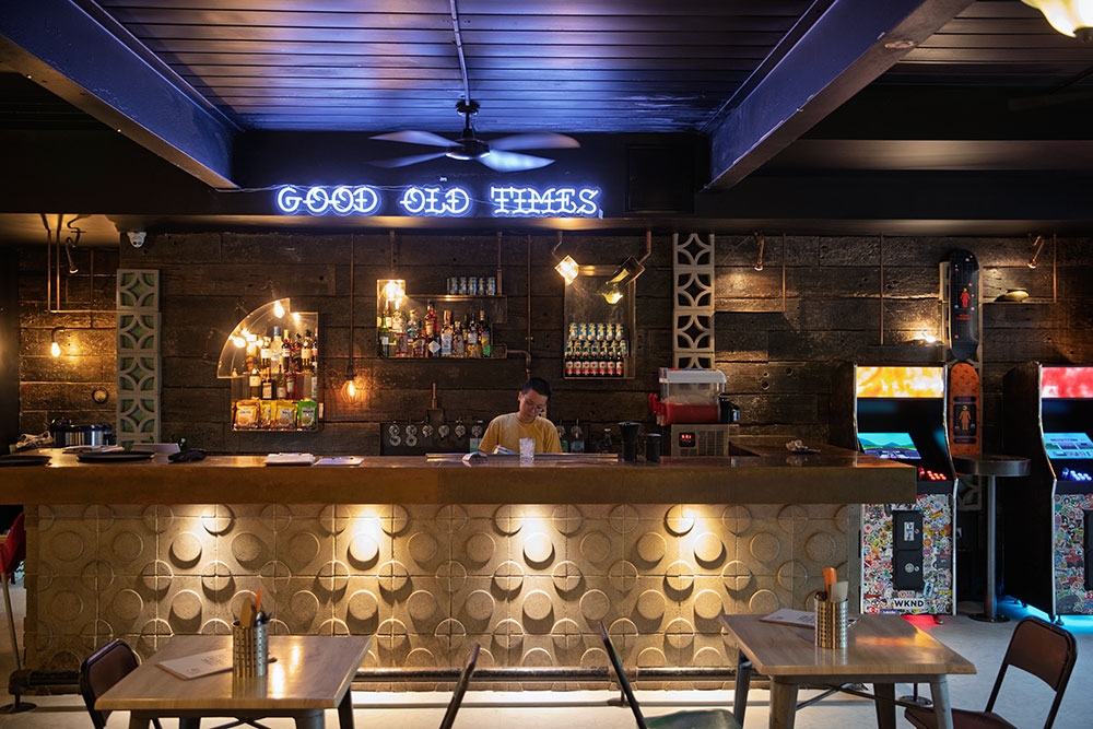 Bar inside Warisan Restaurant Fortitude Valley