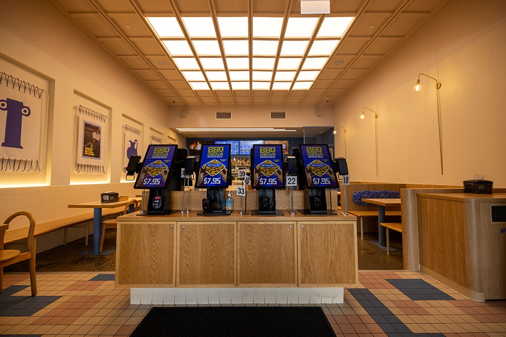 Interior of The Yiros Shop