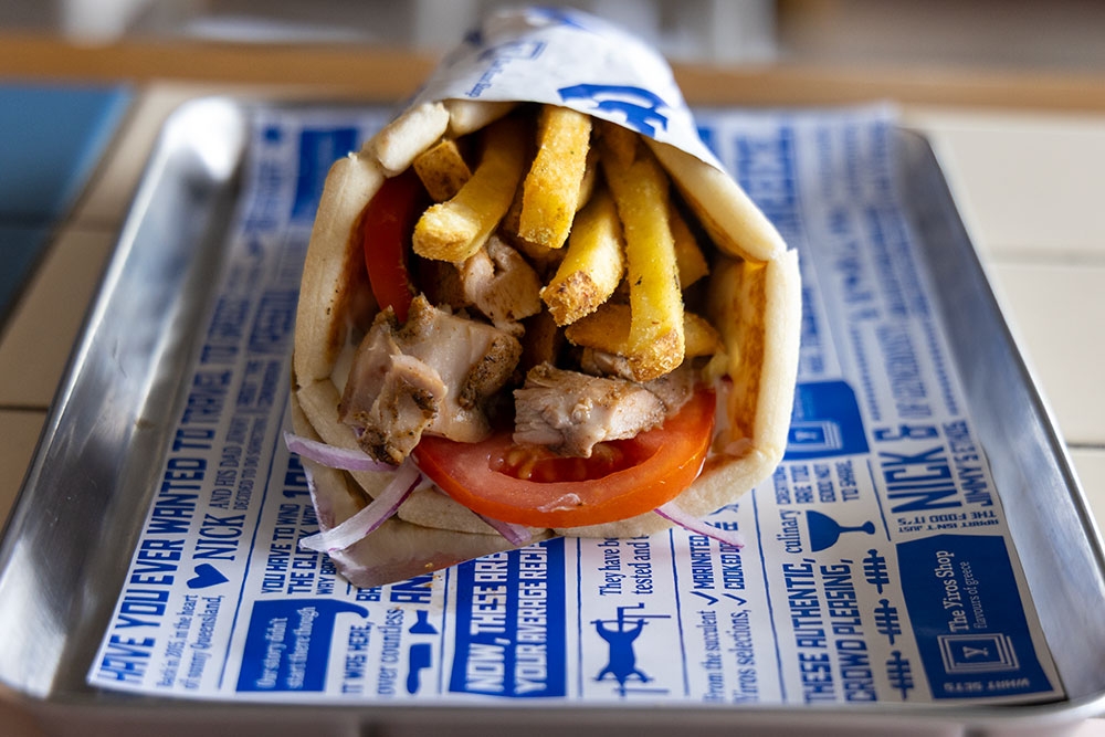Lamb Yiros at The Yiros Shop