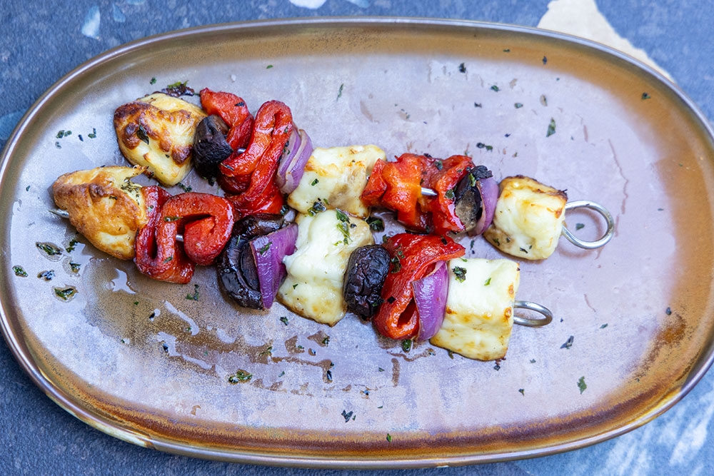 Haloumi kebabs at Zephyr Bar