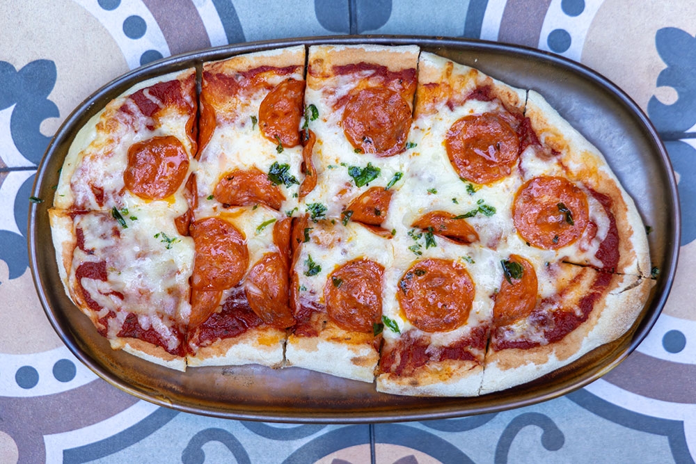 Pizza at Zephyr Bar