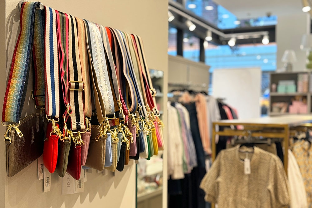 Handbags for sale inside Zjoosh, West End, Brisbane