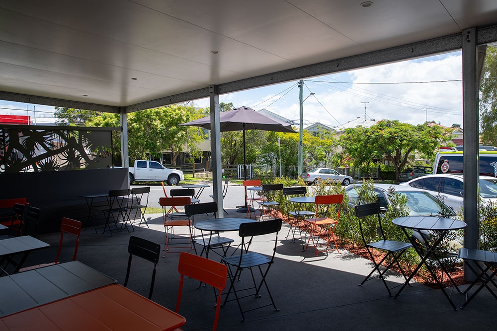 Outdoor Seating Area at Zmirk