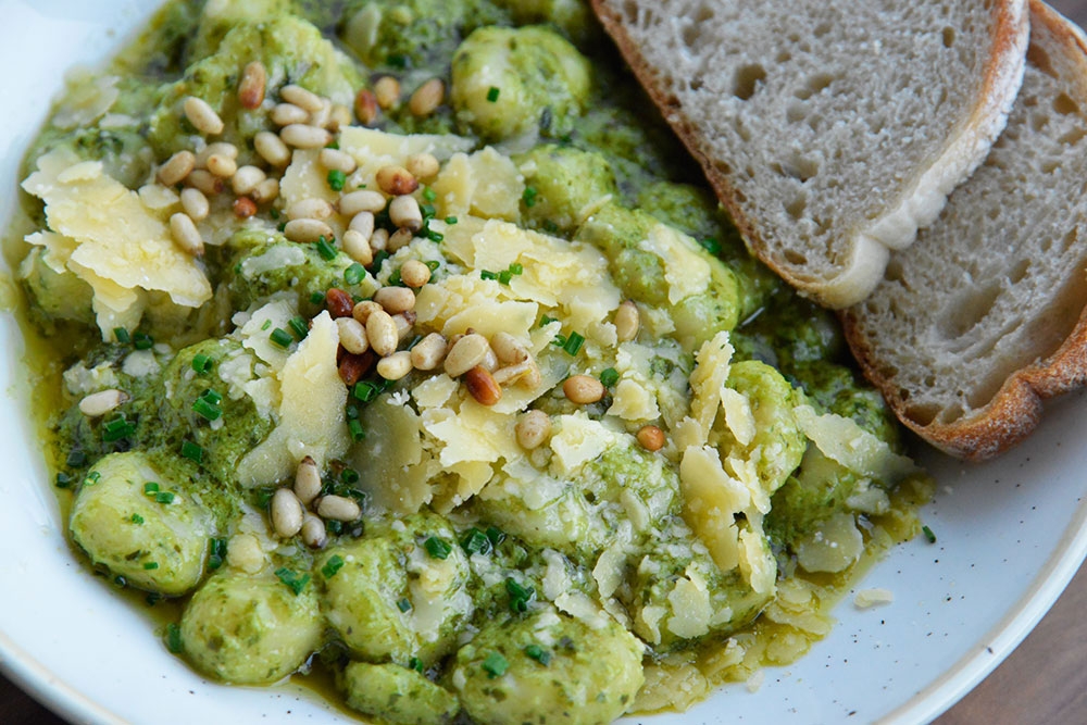 Basil pesto gnocchi Gnocchi Gnocchi Brothers
