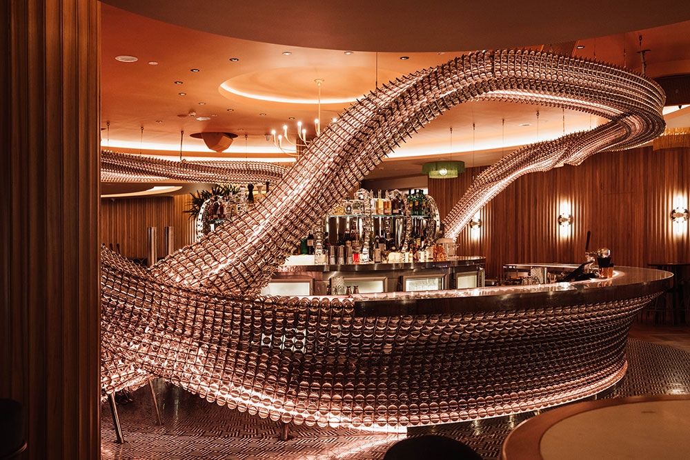 Interior bar of Palais at Cloudland, Fortitude Valley