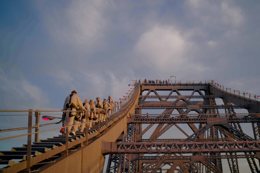 Climbers at top Story Bridge Adventure Climb