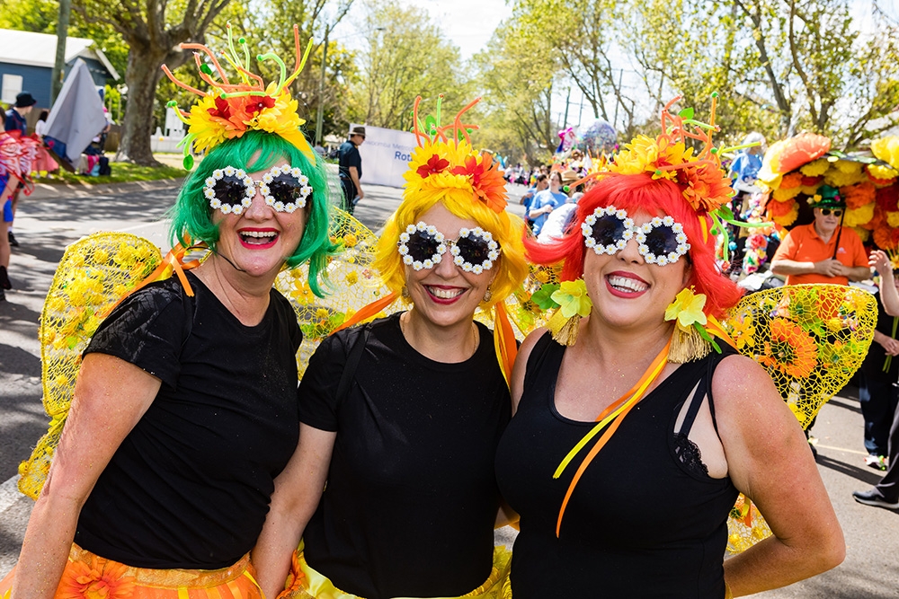 Women dressed up