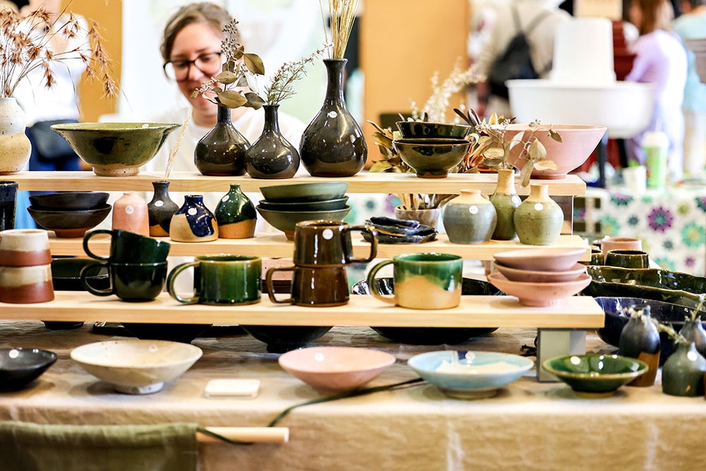 Ceramics stall at The BIG Handmade Christmas Design Market