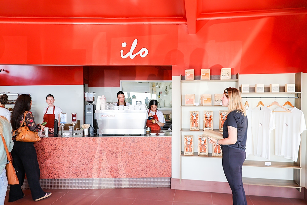 customer inside ilo bakehouse Wynnum