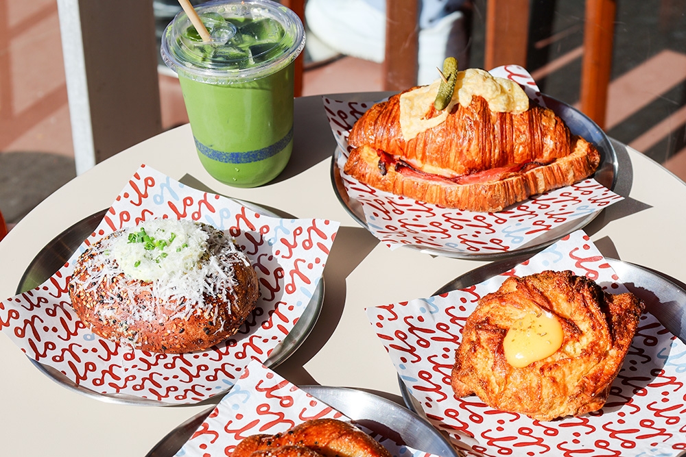table of pastries ilo bakehouse Wynnum