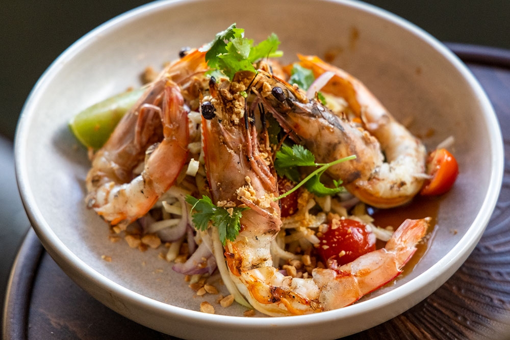 Food on a plate at Mai Gai Everton Park