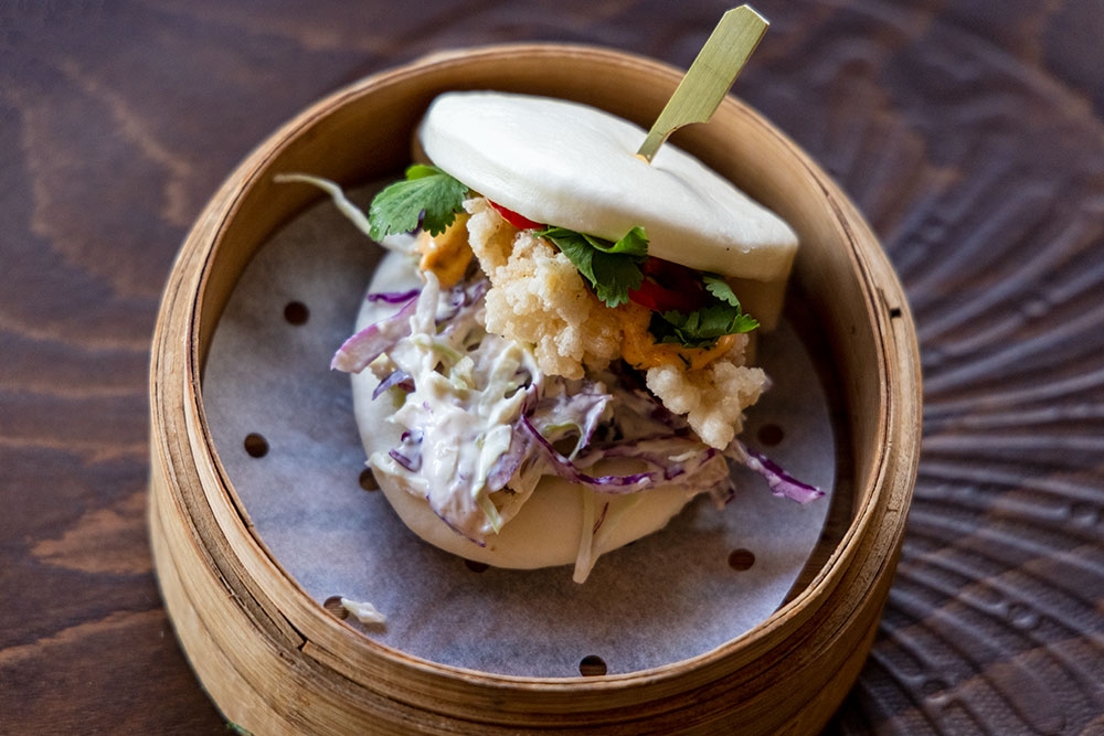 Food on a plate at Mai Gai Everton Park