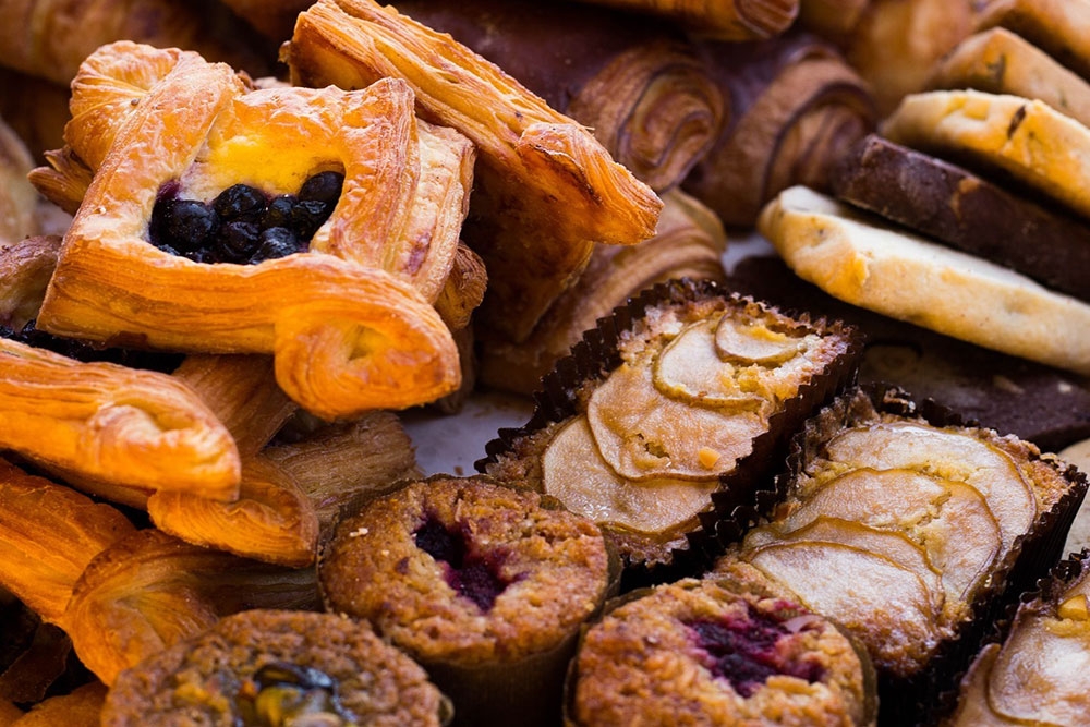 pastries at Brisbane City Markets 