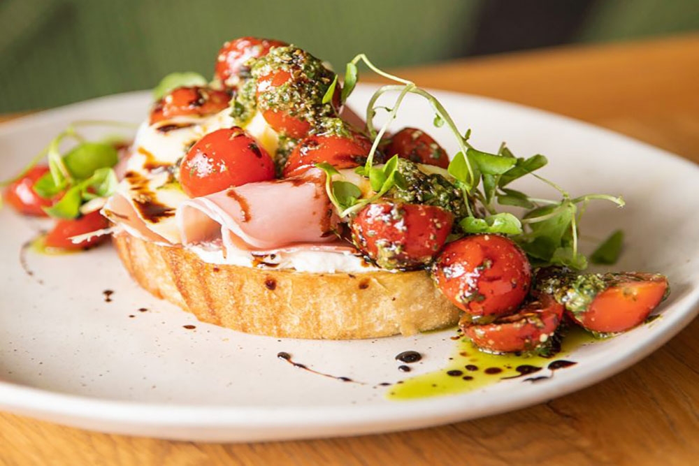 Food on a plate at Pawpaw Cafe East Brisbane