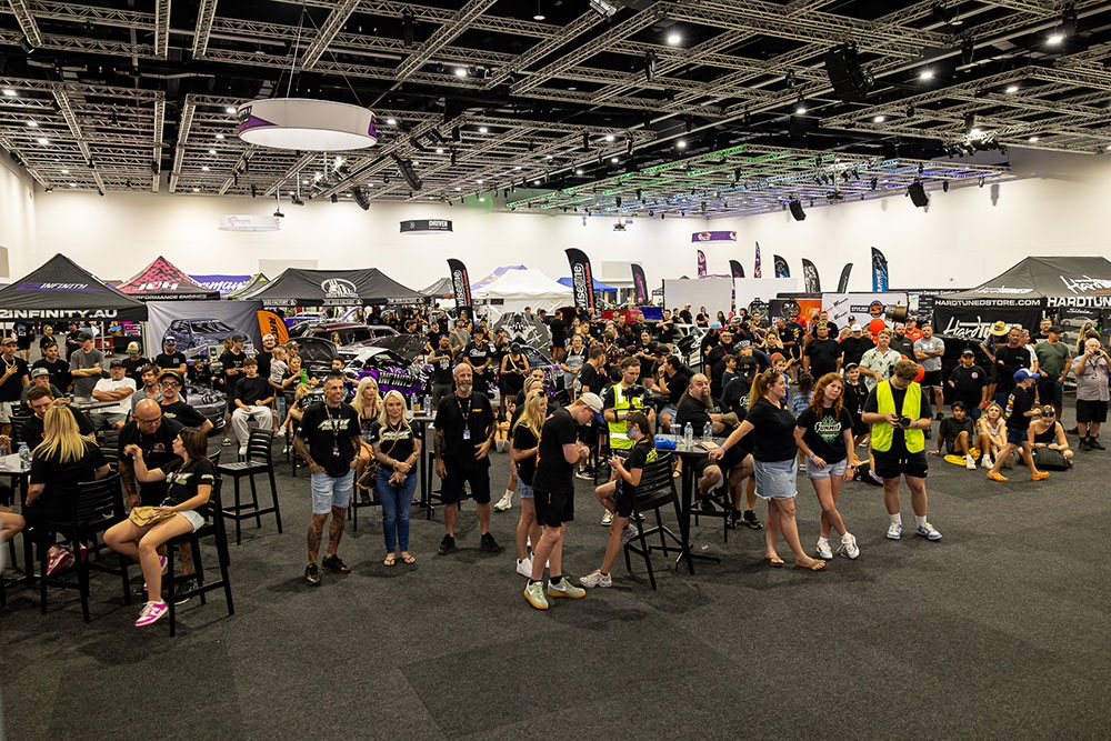 Crowd inside at Performance Pulse Expo