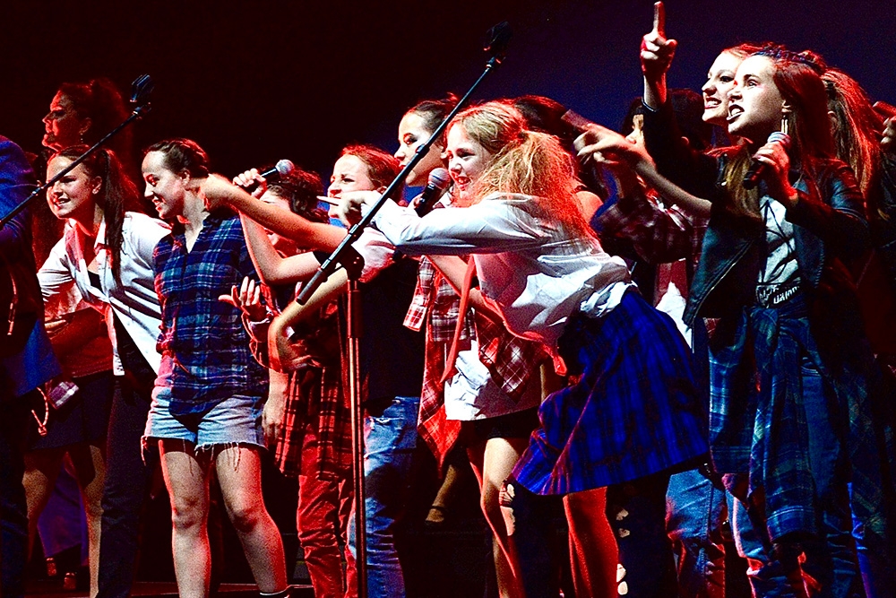 Group of performers