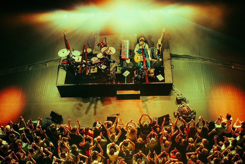 Band onstage