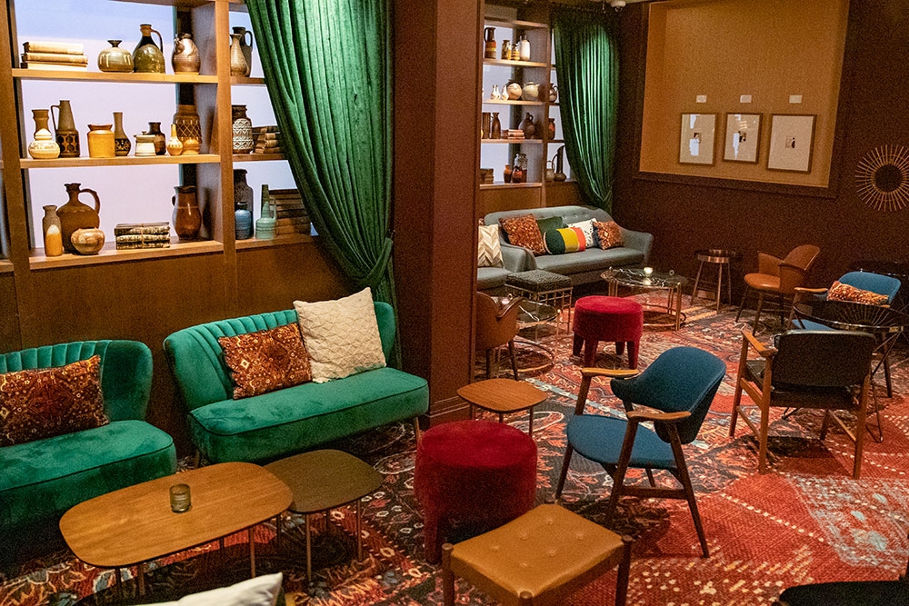 Seating at Kazba Middle-Eastern themed bar Fortitude Valley