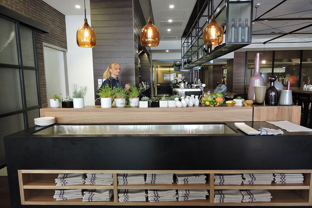 Counter and bar area