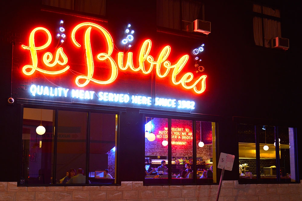 Les Bubbles facade 