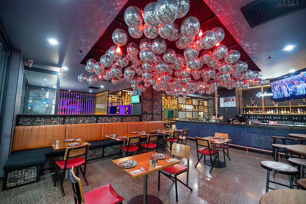 Interior dining room of Indian Room Milton