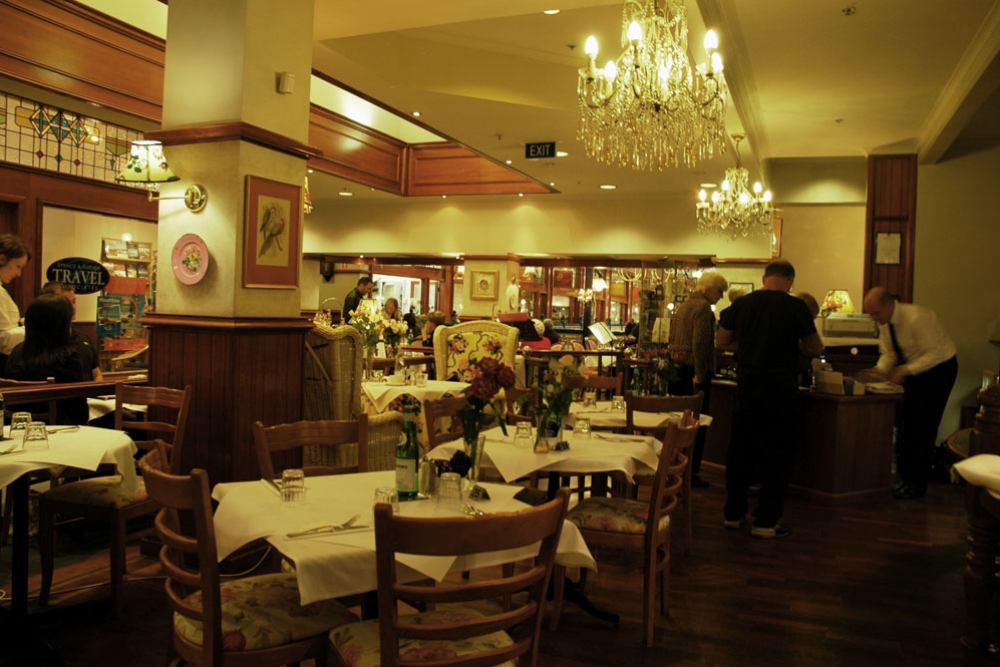 Interior of Room with Roses Tea Room, Brisbane Arcade, Brisbane CBD