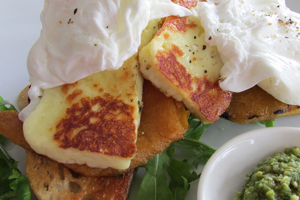 Food on a plate at Todd and Pup Moorooka