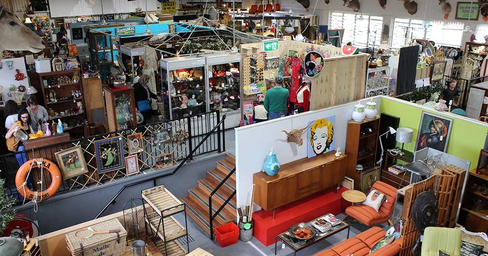 Interior of Camp Hill Antique Centre 