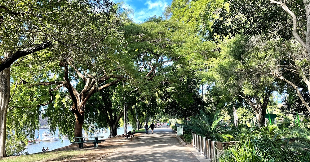 City Botanic Gardens walkway