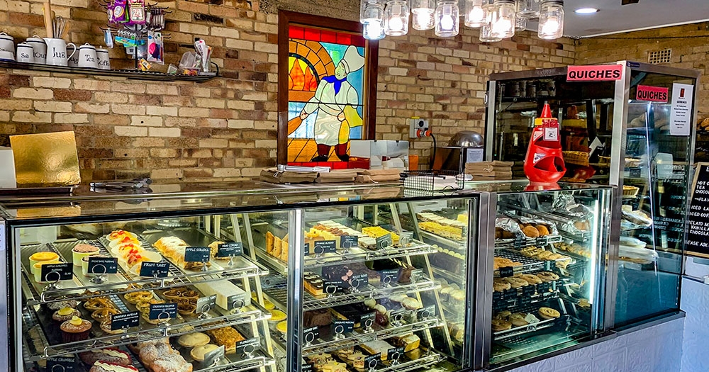 Counter inside Gerbino's Pasticcera, Ashgrove