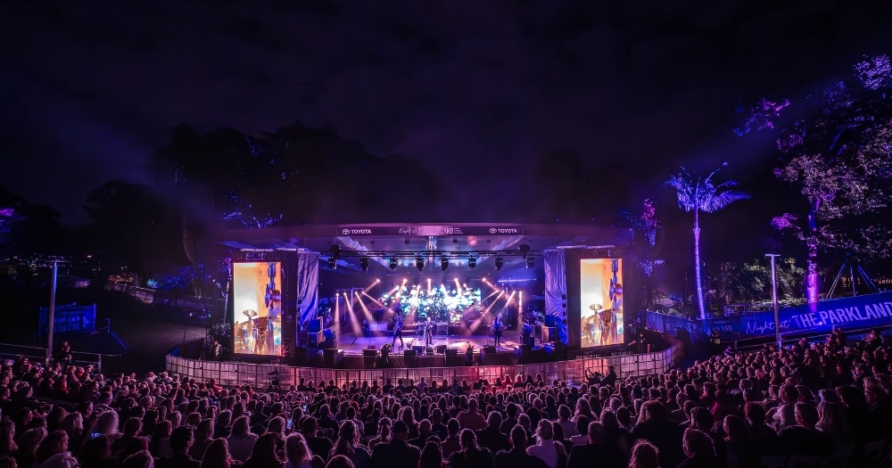 Night at The Parkland stage 