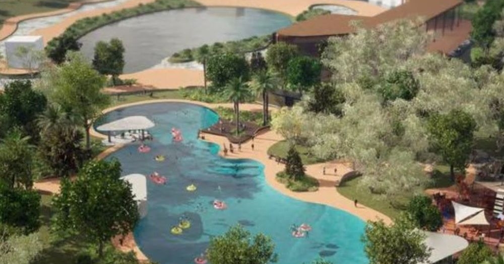 Artists impression Redlands Lagoon