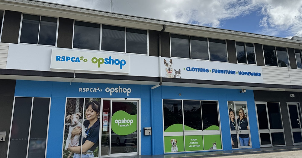 Exterior of RSCPA Op Shop, Stafford