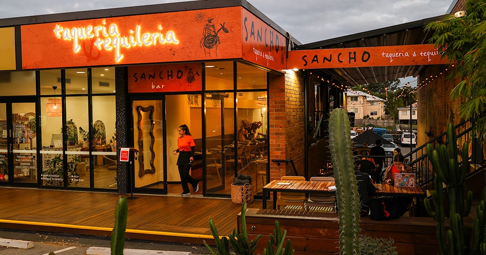 Exterior of Sancho Taqueria & Tequileria Stafford