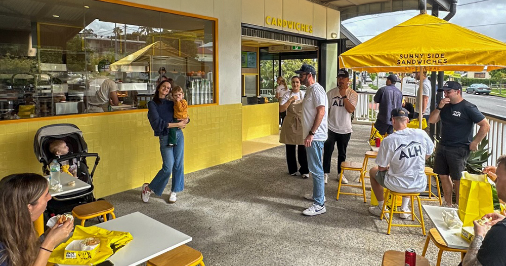 Exterior of Sunny Side Sandwiches