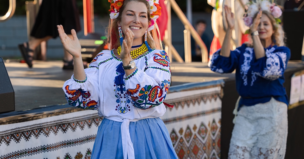 Woman dancing