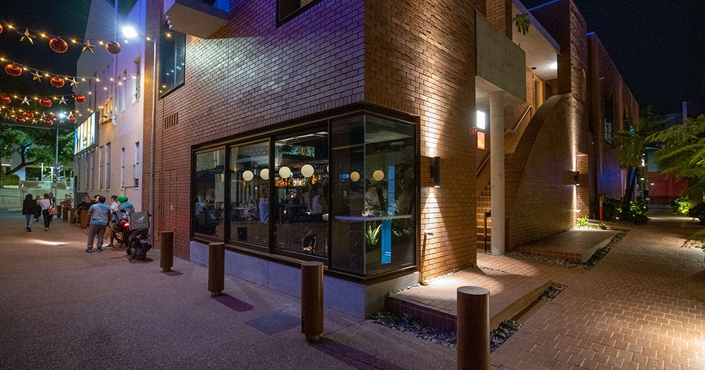 Exterior of Brutus Bar Fish lane