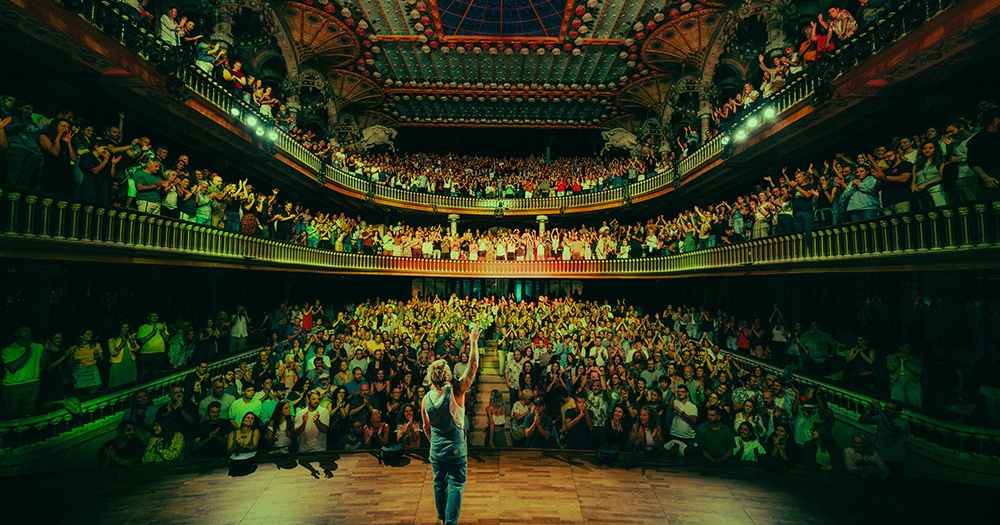 Stage and crowd 