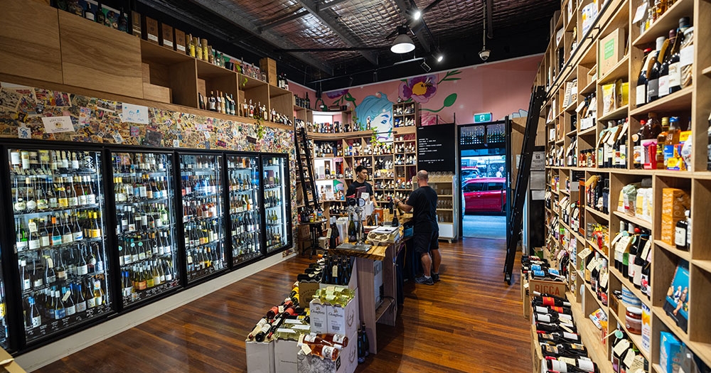 Interior of Barrels & Stills