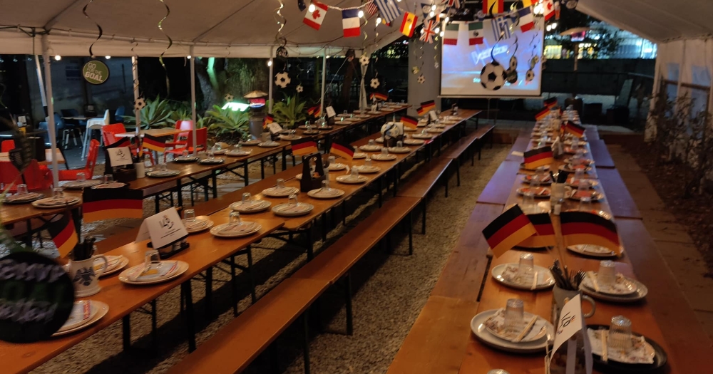 German Biergarten