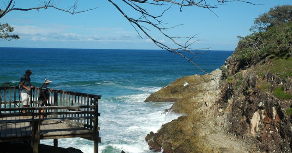 View of Gorge on Point Lookout North Stradbroke Island