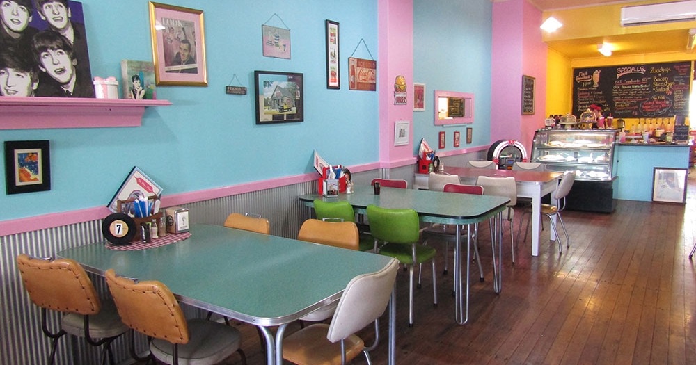 Interior of Retro Diner Ipswich